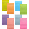 1 Pack Lined Sticky Notes 4X6 in Post, 8 Pastel Colors Large Ruled Post Sticky Colorful Super Sticking Power Memo Pads Strong Adhesive, Sticky Notes with Lines Office, Home, 50 Sheets/pad(B) I