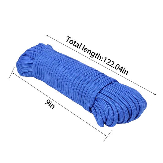 Paracord Rope,100 Foot 550lbs Paracord Polyester,7 Strand Core,Parachute 550 Cord Type III 7 Strand Paracord,Poly Strong Utility,All Purpose Utility Rope Camping Crafting Flag Pole Dark Purple
