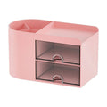 Rectangular Empty torage Box, Plastic Pencil Case, Clear Storage Container for Pencil,Crayon,Sticker,Cosmetics, 1 Pcs, 5.24x2.44x0.98 7.08" x 3.74" x 4.13" Pink
