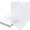 White Envelopes 40 Pack, 5 x 7 Square Envelopes Colored Self Seal for Wedding, Party Invitations, Greeting Cards, Announcements, Photos, 5.24 x 7.21 5.24" x 7.21" White