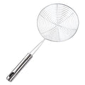 5.4 Inch Stainless Steel Spider Strainer, Pasta Strainer,Stainless Steel Wire Skimmer Spoon With Handle For Kitchen Frying Food, Pasta, Spaghetti, Noodle Spoon,Kitchen Utensils Tools Silver