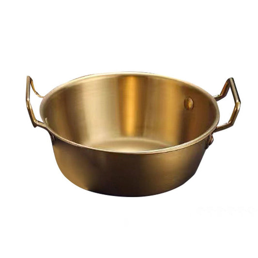 Stainless Steel Soy Sauce Dishes,Sauce Dish Metal Popcorn Pot reusable,Golden Dipping Bowl with Handle Individual Round Seasoning Bowls Serving Dishes for Sushi,Side Dishes,Dessert,Tomato Sauce Silver