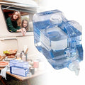 Fridge Water Dispensers Bottle with Leak-proof Spigot and Convenient Handle Plastic Cold Juice Beverage Dispenser Jug for Party Refrigerator Drink Juice Iced Tea, 1.5 Gallon, 1 Pcs, 13.78x4.92x8.46 13.78" x 4.92" x 8.46" Clear.