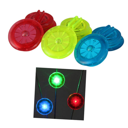 Running lights - Bicycle lights - LED Clip - Dog light - Spoke lights - Running light - Walking lights - Signal light - For running & cycling - Red - Blue - Green - 6 pieces.