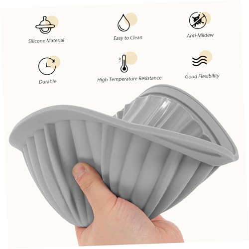 Baking - Baking supplies - Airfryer baking - Baking tray - Kitchen utensils - Baking pan - Cake molds - Silicone baking molds - Silicone baking mat - Silicone mold - Silicone kitchen utensils - Gray - Round - 1 piece