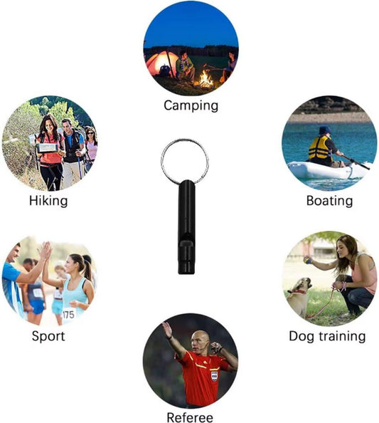 Dog whistle | Emergency whistle | Emergency whistle | Emergency kit | Black.