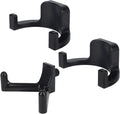 Jhubers Goods - Sanding Hooks - Tool Hangers - Plastic - Sanding Boards - Organization Accessories - Rakes - Shovels - Hammers - Black - 3 pieces - Compatible with - Plastic U-shaped - V-shaped - Storage Accessories