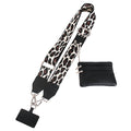 Phone Strap with Zippered Pouch, 2024 New Clip and Go Strap for Phone with Wallet Crossbody, Cross Body Phone String with Zipper Wallet Pouch, Adjustable Phone Strap Crossbody One Size A-4