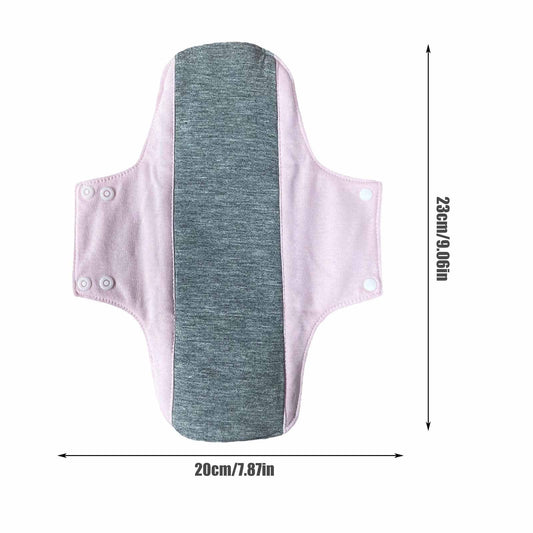 Heavy Incontinence Pads, Soft Cloths Menstrual Pads, Washable Sanitary Napkins, Reusable Menstrual Pads, Leak Proof Highly Absorbent Pures Cotton Reusable Menstrual Pad, 20*23cm C.