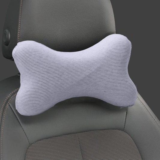 Clearance! Upgraded Dog Bone Shaped Travel Neck Pillows with Washable Removable Cover Memory Foam Car Bus Truck Driving Comfort Head Rest Support 10" A Blue/10"