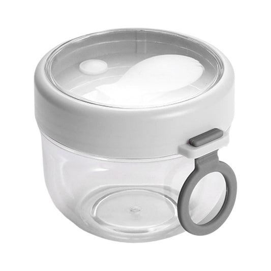 BOBASNDM Polycarbonate White PC Leakproof Yogurt Container White