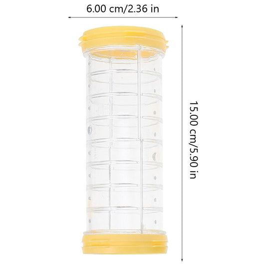 Transparent Yellow Hamster Tubes Set with Curved Tunnel Connectors for Small Animals Cage Exercise Accessories