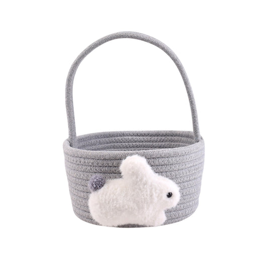 Chmadoxn Adorable Easter Bunny Basket for Kids - Perfect Easter Gift, Cute Easter Bucket Bags with Rabbit Ears for Easter Eggs Hunting, Affordable & Festive Spring Decor As Show F