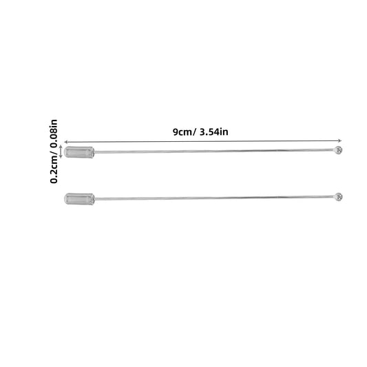 HOOWIFFY Stainless Steel Stick Pins for Crafts and Hats, Elegant and Portable, 20 Pieces
