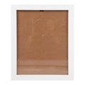 HOOWIFFY Decorative White Picture Frame for Home Use Elegant Design 8.5x11 Plastic Photo Display Frame