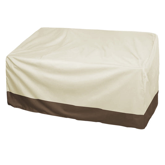Kdkad Patio Benches Loveseat Covers, Heavy Duty Patio Deep Bench Loveseat Cover, Waterproof Outdoor Deep Sofa Cover, Lawn Patio Furniture Covers with Air Vent 57.9Ã31Ã32.7 in Beige.
