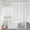 Kdkad Shower Curtain, 31.5×71 Inch Shower Curtain Liner, Waterproof Plastic Shower Liner, Cute Lightweight Shower Curtain for Bathroom 71×47.2 in B