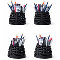 3D Printed Rib Pen Holder - Skeleton Desktop Organizer is both a practical pen holder and a sculpture.