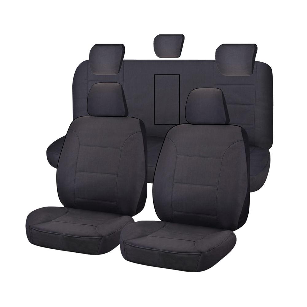 Seat Covers for ISUZU D-MAX 06/2012 - ON DUAL CAB CHASSIS UTILITY FR CHARCOAL ALL TERRAIN.