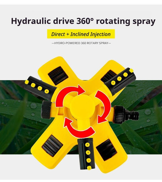 1SetSprinkler(Base+Trident)-Yellow