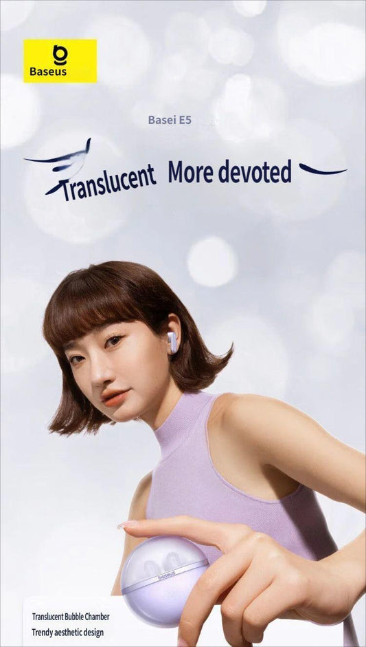 E5 Bluetooth headset-Pink.