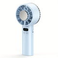 BLUE Hurricane Ice-Bag High-Speed Fanï½100-Speed Adjustable, Second-Level Cooling, Lightweight and Portable Summer Travel Essential.