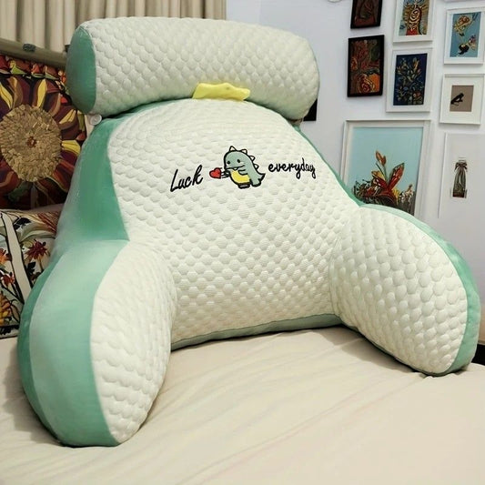 1 cushion, includes pillow core for comfortable back support, ergonomic lumbar support, soft cartoon cushion, suitable for beds, sofas, office, and home decor, a thoughtful birthday gift for friends and family. 60x40CM.PINK
