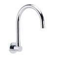 Chrome Round Gooseneck Arm Faucet Water Outlet Wall Mounted Swivel Bathtub Spout