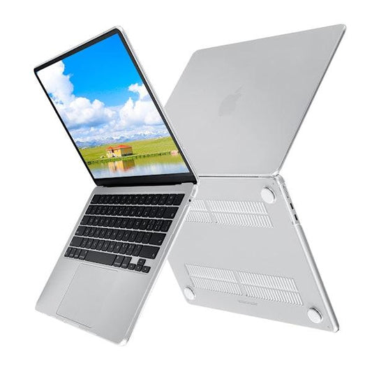 Case compatible with NEW MacBook Air 13.6 inch M2 A2681, 2022 release, ultra-thin smooth hard shell protective case, crystal clear.