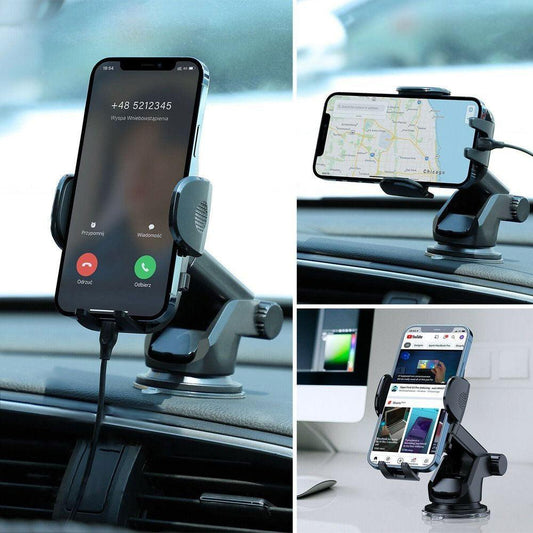 Joyroom Car Holder with Telescopic Arm and Suction Cup.