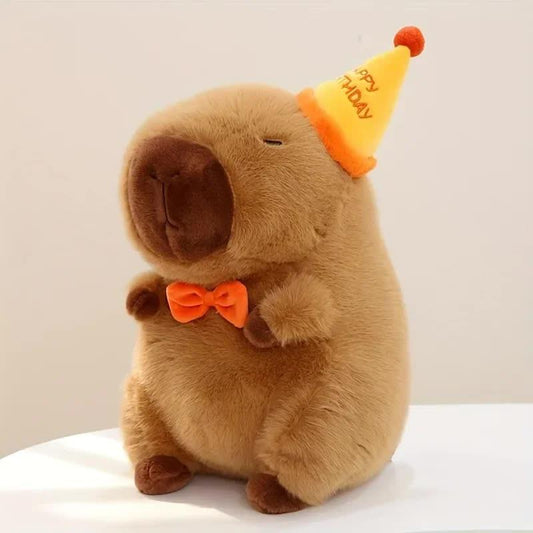 23cm Capybara Plush Simulation Capybara Anime Fluffy Toy Cute Doll Stuffed Animal Soft Doll Plush Christmas Thanksgiving Gift.