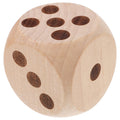 Wooden Dice Large Dice Game Dice Props Empty Dice Dice Dice Dice.
