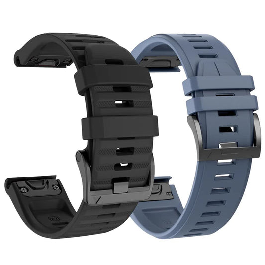 22mm 26mm Silicone Strap for Garmin Fenix 7X 7 Pro Solar/6X 6 Sapphire 5 5X Plus 3 3HR/Epix QuickFit WatchBand 1:1 Official Band style1 Army green style1 Army green QuickFit 22mm