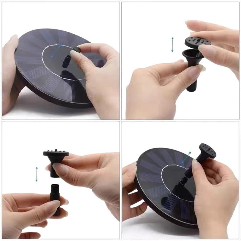 Promotion at a low price! Fountain - Solar Fountain / Water Fountain Solar Cell - 16 cm Black Black Black Black Black