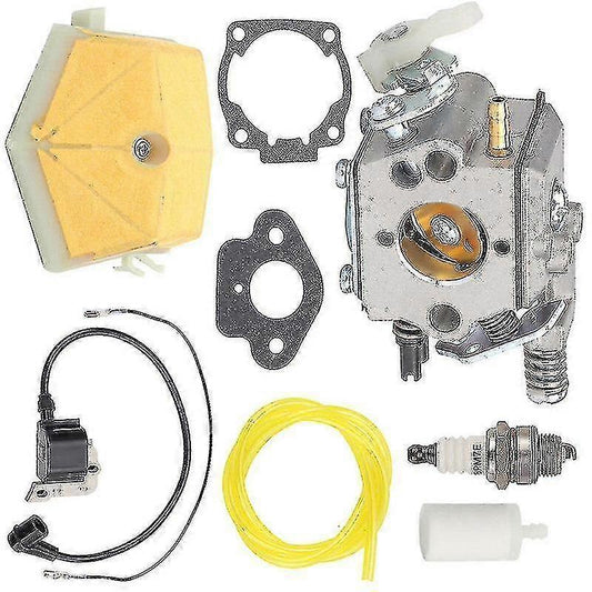 (Special Offers!) Carburetor Kit for Husqvarna 50 51 55 61 254 257 261 262 Chainsaw Walbro Wt170 Carburetor Spark Plug Fuel Filter Carburetor New â Max.