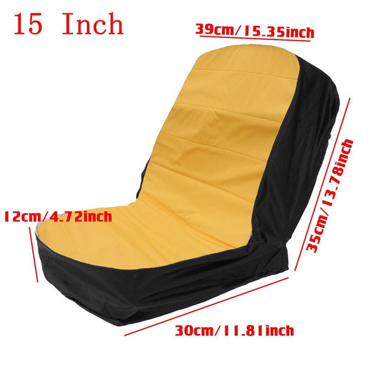 Seat Cover for Riding Mowers - Waterproof Tractor Seat Cover - Universal for Riding Mowers and Tractors - Seat Covers up to 35.5 cm High.