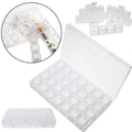 2-pack - Bead Storage 56 Compartments for Diamond Painting - Diamond Painting Transparent Transparent