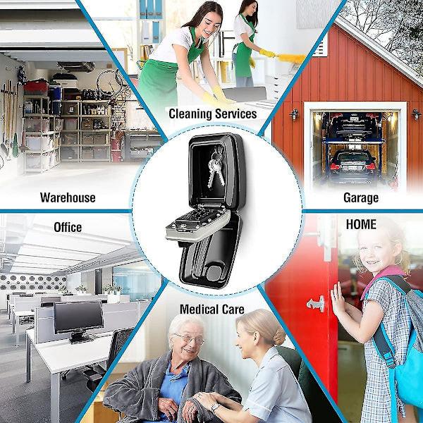 Waterproof key box wall mounted outdoor key box safe key box wall mounted key cabinet.