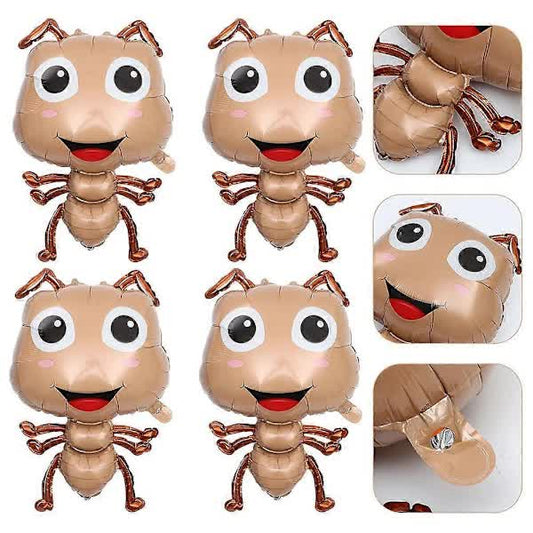 pcs Large Ant Balloons Animal Theme Balloons Ant Foil Balloons Cartoon Balloons Light Brown 75.00X48.00X4.00CM