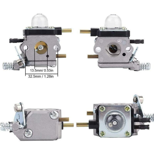 Mantis Tiller Parts Carburetor C1U-K54A with Air Filter Repower Kit for Mantis 2-Stroke 7222 7222E 7222M 7225 7230 7234 7240 7920 7924,.