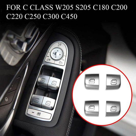 4pcs Window Lifter Control Switch Button Door Window Switch for C-Class W205 GLC W253.