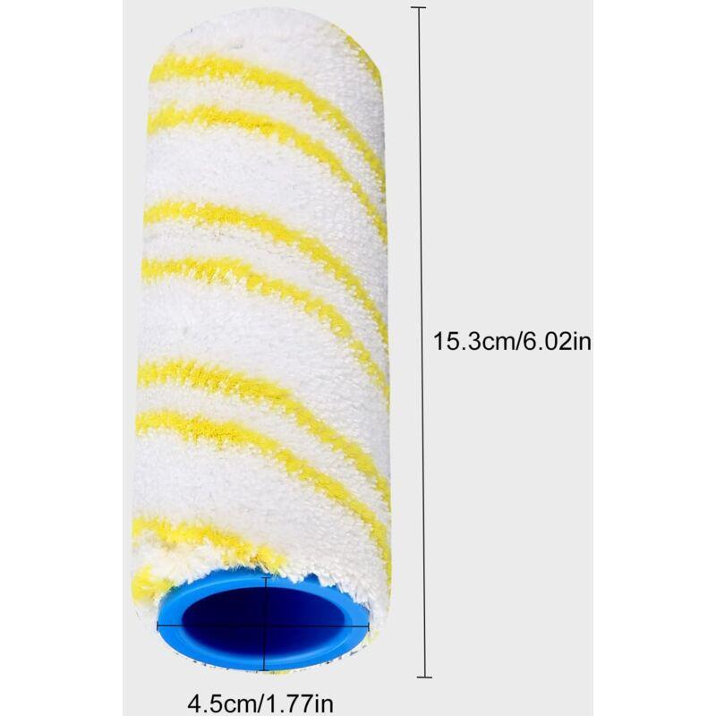 Replacement Rolls for Kärcher FC7 FC5 FC3D FC3 (Yellow) (4).