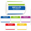 Colors (Hello My Name Is) Nameplate Stickers 300 Labels for.