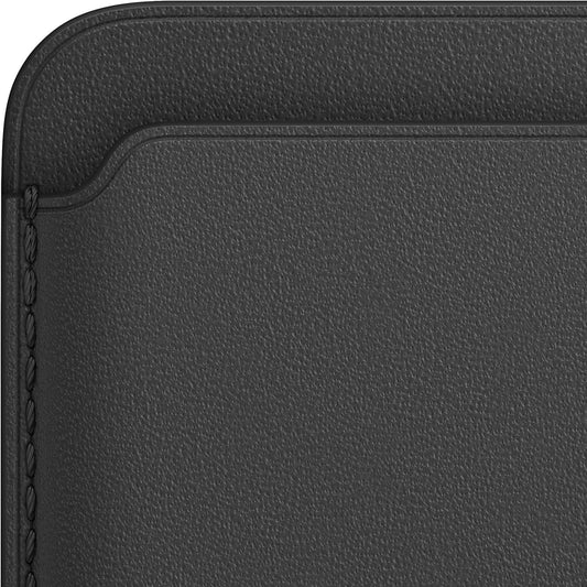 Apple iPhone FineWoven Wallet with MagSafe black.