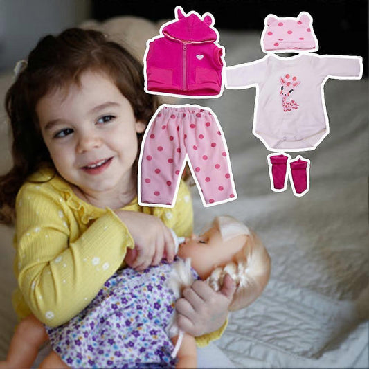 Clothes for baby dolls 43-51 cm - Matching accessories and gift sets.
