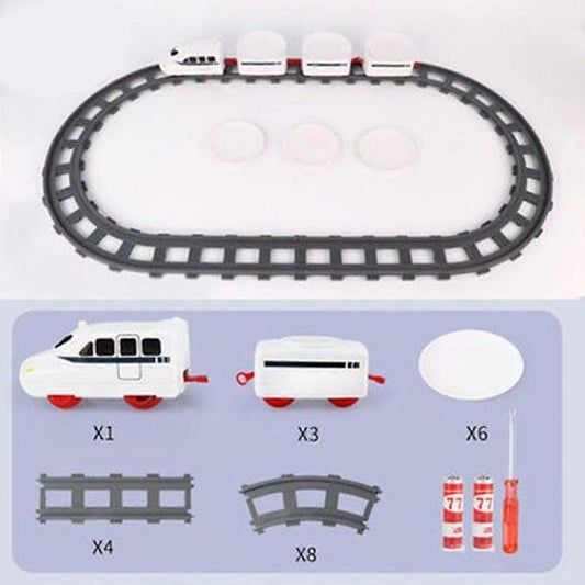Rotating Sushi Toy Kids Food Train Set DIY Sushi Family Party.