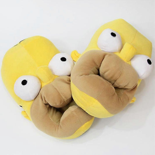 Simpson Slippers Funny Plush Slippers Warm Winter Indoors_max.