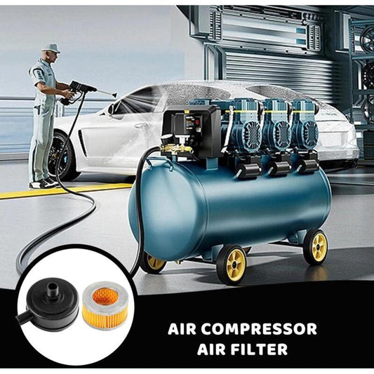 2pcs 20mm thread air compressor filter muffler intake filter with plastic cover, air exchange for compressor and pneumatic tools.