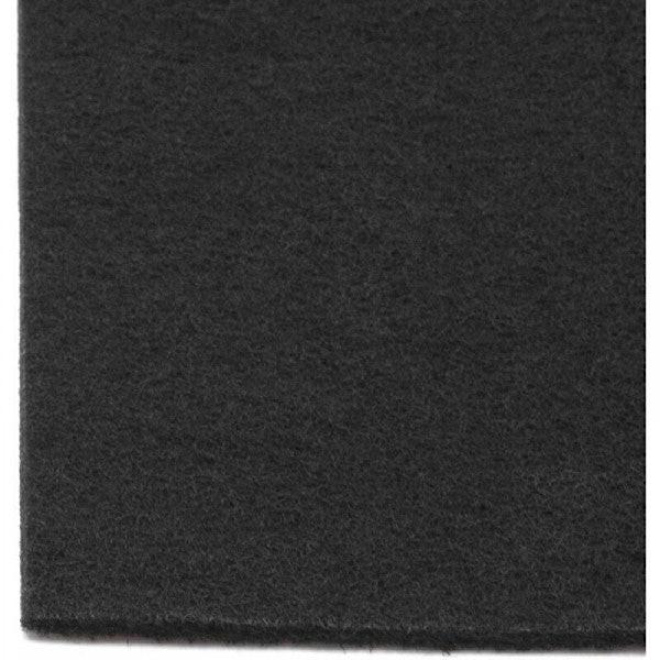 Universal activated carbon filter for kitchen hood - 500X400X3mm, black.