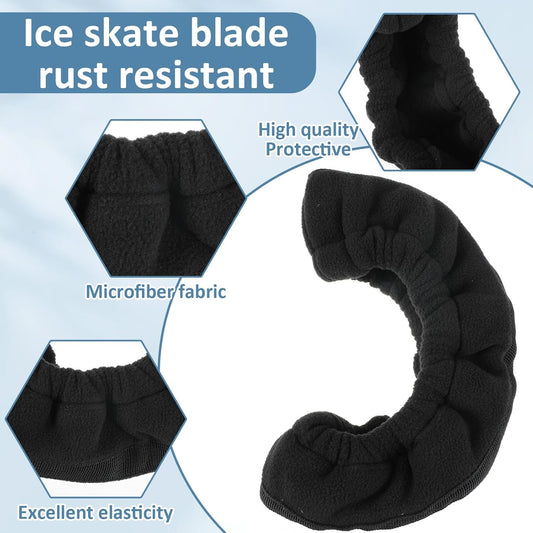 2 PCS Ice Skate Guards, Sports Blade Protector for Hockey Skates, Figure and Ice Skates Blade Covers for Toddler Kids Youth Adults-Men Women Boys Girls Skate Guards Figure Skating Hockey